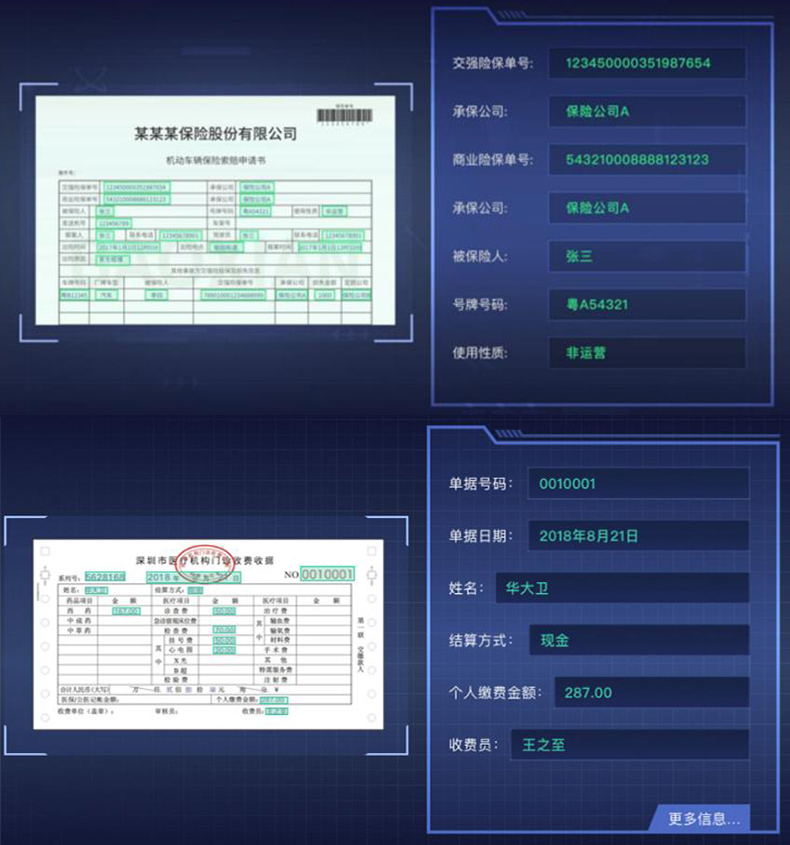 文檔證件物流醫(yī)療海關(guān)單據(jù)財(cái)務(wù)發(fā)票信息OCR識(shí)別SKD定制開發(fā)小程序